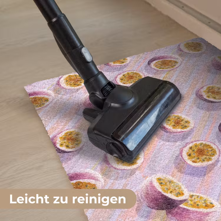 Passievrucht - Tropisch - Paars Deurmat klein 898 -reinigen_DE