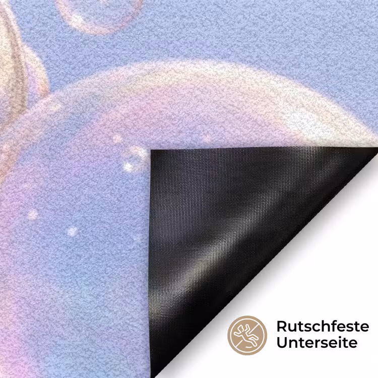 Pastel - Bubbels - Dromerig Deurmat klein -antislip_DE