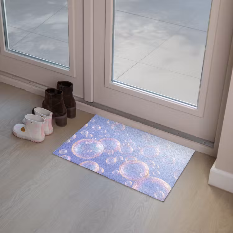 Pastel - Bubbels - Dromerig Deurmat klein -sfeer3