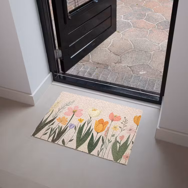 Pasteltinten - Bloemen - Illustratie Deurmat klein -sfeer5
