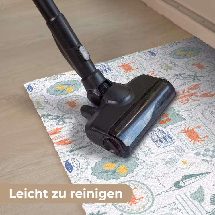 Patroon - Groen - Mediterraans Deurmat klein 898 -reinigen_DE