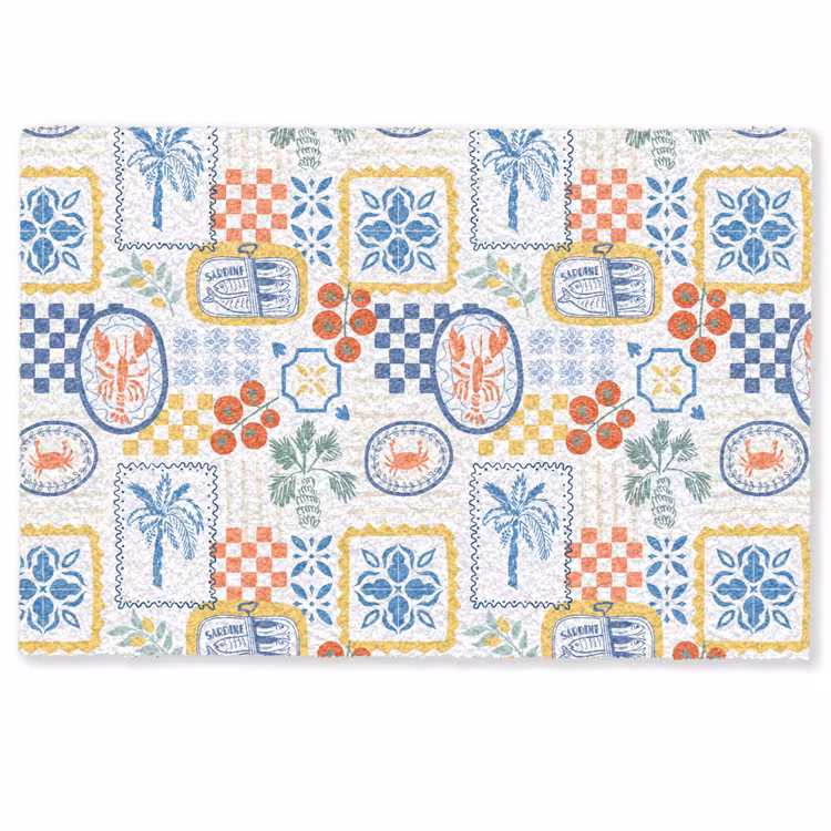Patroon - Illustraties - Mediterraans Deurmat klein 898 -zkaufland3d