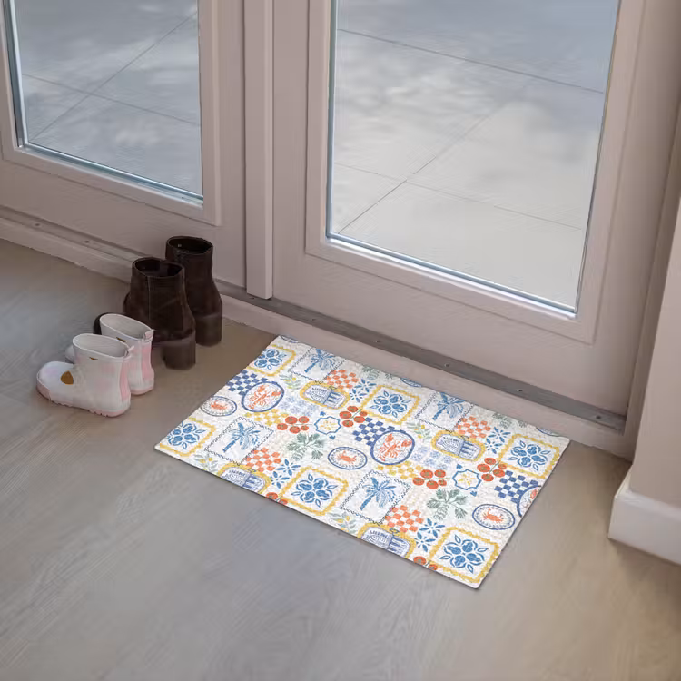 Patroon - Illustraties - Mediterraans Deurmat klein 898 -sfeer3