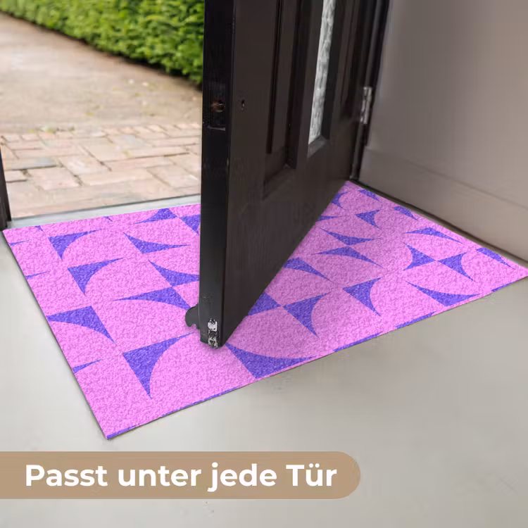 Kwadranten - Paars - Roze - Vierkanten Deurmat klein 898 -USP_DE