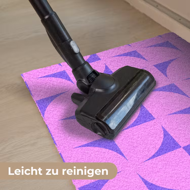 Kwadranten - Paars - Roze - Vierkanten Deurmat klein 898 -reinigen_DE