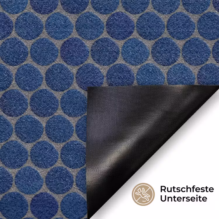 Penny - Mozaïek - Donkerblauw Deurmat klein 898 -antislip_DE