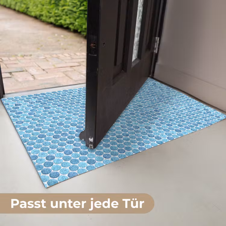 Penny - Mozaïek - Lichtblauw Deurmat klein 898 -USP_DE