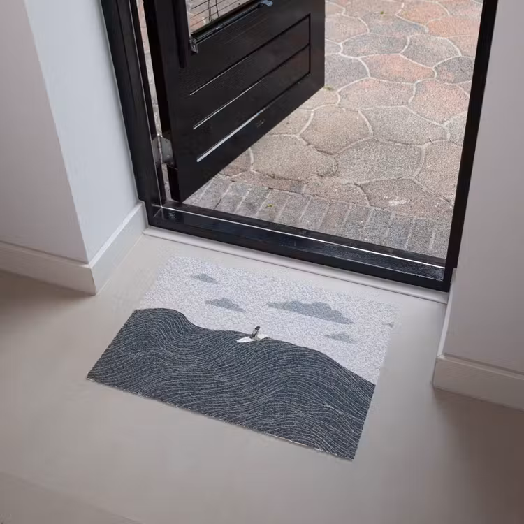 Persoon - Surfen - Oceaan - Natuur - Modern Deurmat klein -sfeer5