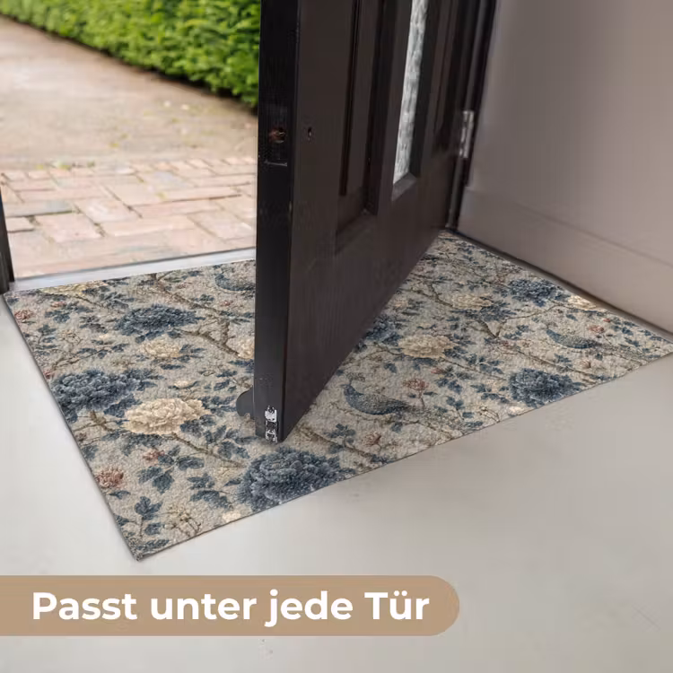 Pauw - Bloemen - Blauw Deurmat klein 898 -USP_DE