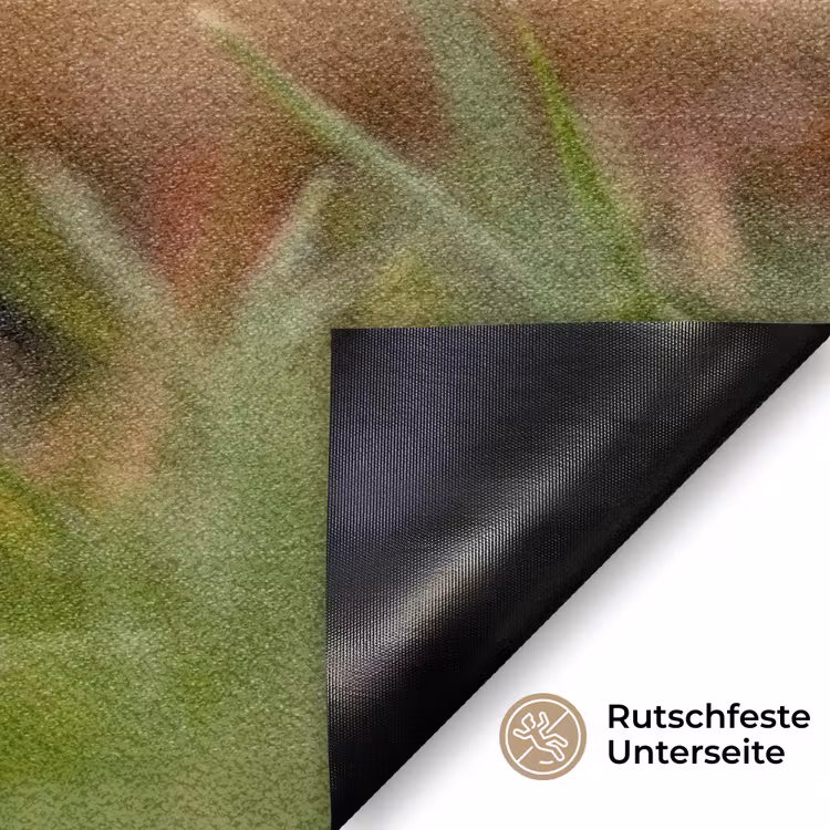 Pijltje - Eend - Natuur - Geel Deurmat klein -antislip_DE