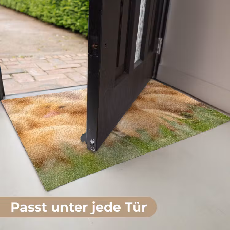 Pijltje - Eend - Natuur - Geel Deurmat klein -USP_DE
