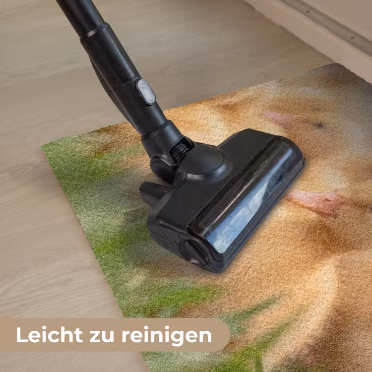 Pijltje - Eend - Natuur - Geel Deurmat klein -reinigen_DE
