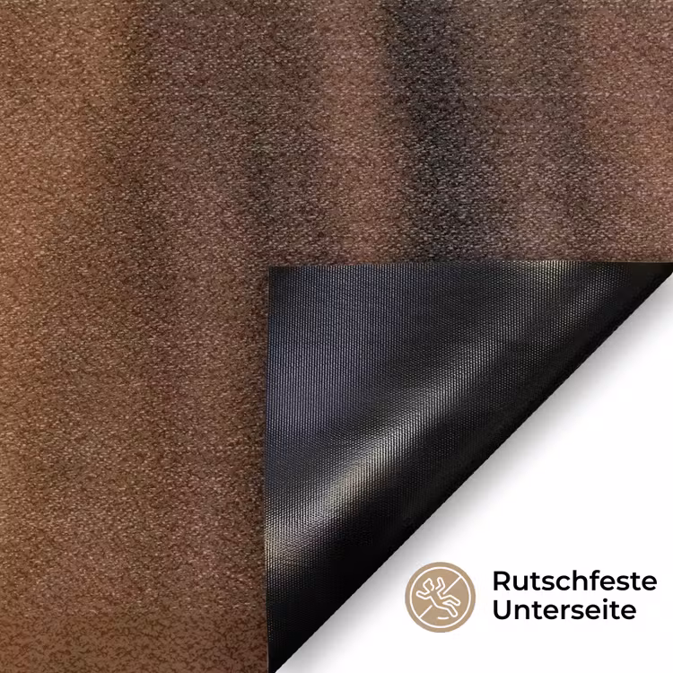 Paard - Oog - Bruin Deurmat klein -antislip_DE