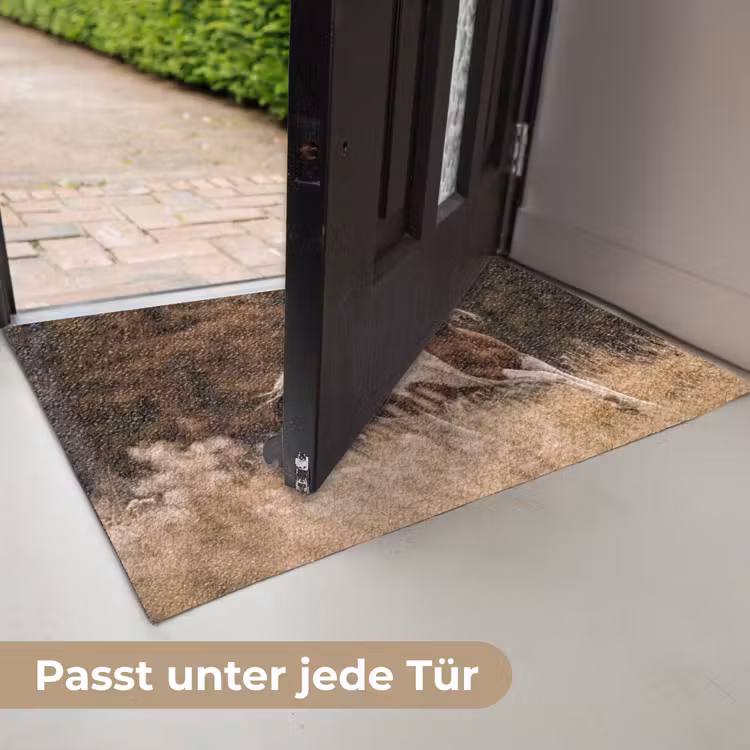 Paard - Bruin - Gras Deurmat klein -USP_DE