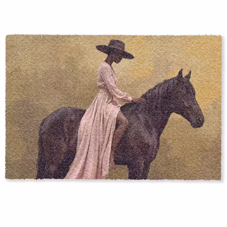 Paard - Klassiek - Oker Deurmat klein -zkaufland3d