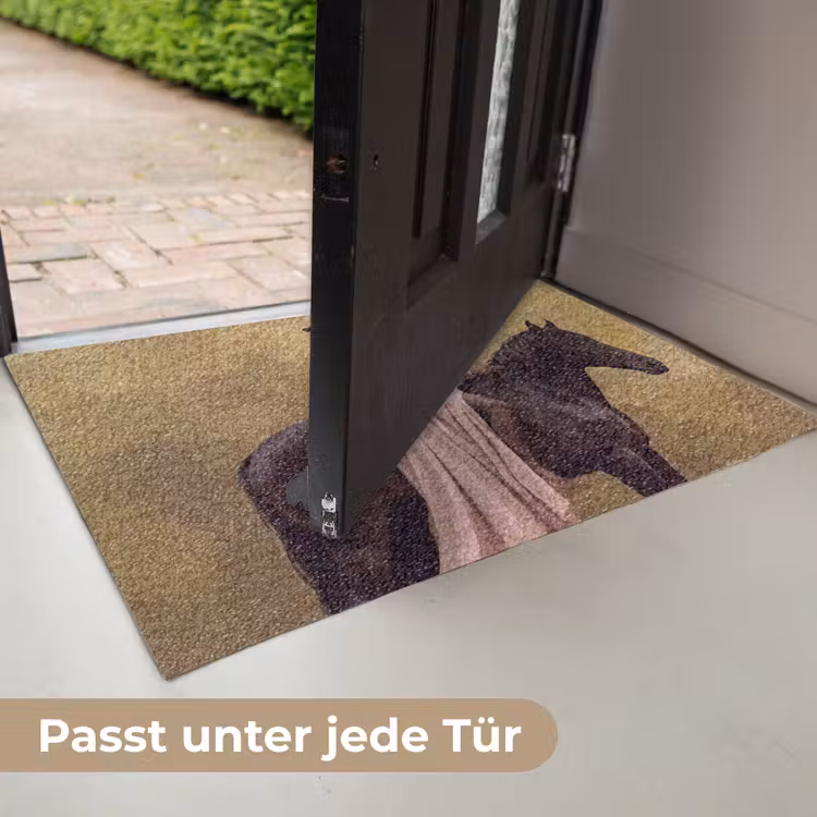 Paard - Klassiek - Oker Deurmat klein -USP_DE