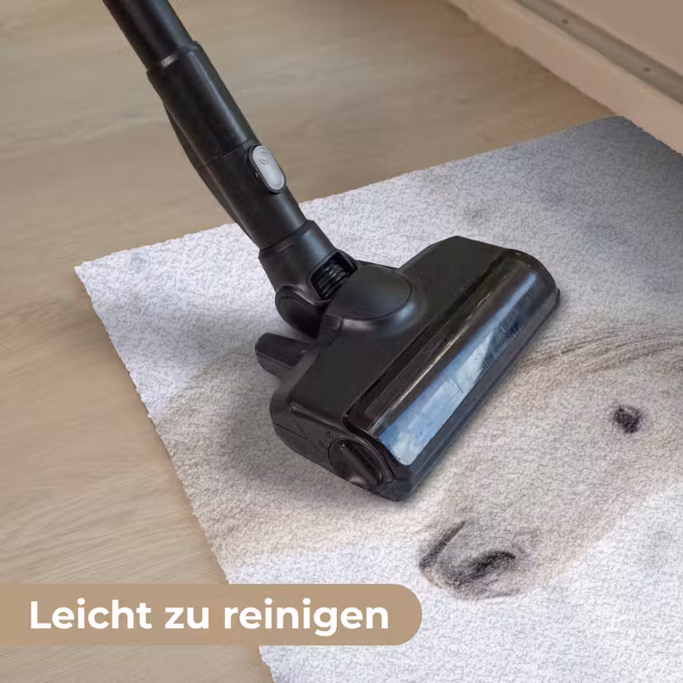 Paard - Kop - Winter - Dieren - Wit Deurmat klein -reinigen_DE