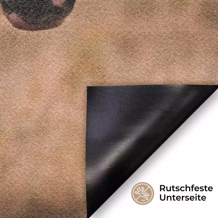 Paard - Zonsondergang - Bruin Deurmat klein -antislip_DE