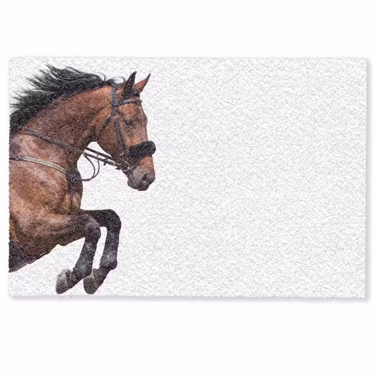 Paard - Springen - Modern Deurmat klein -zkaufland3d