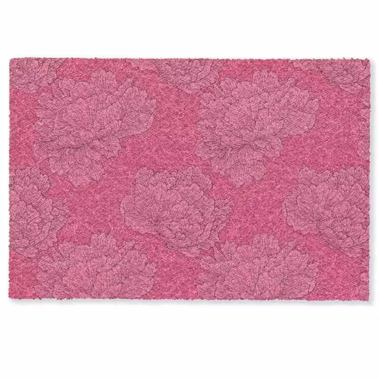 Pioenrozen - Energiek - Roze Deurmat klein 898 -zkaufland3d