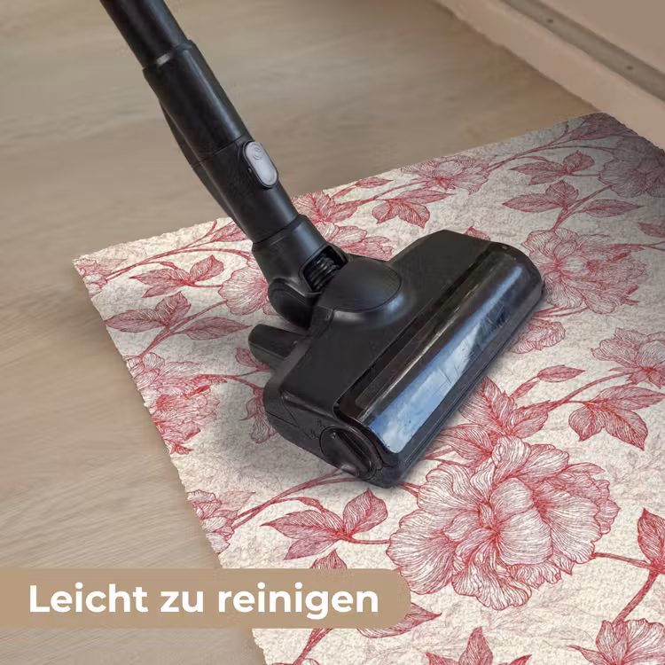 Pioenrozen - Modern - Rood Deurmat klein 898 -reinigen_DE