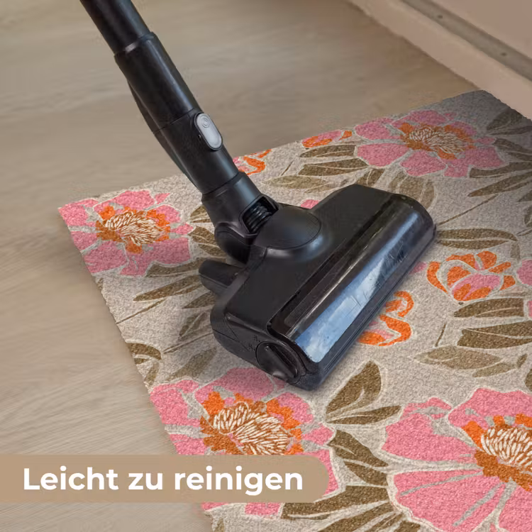 Pioenrozen - Patroon - Roze Deurmat klein 898 -reinigen_DE