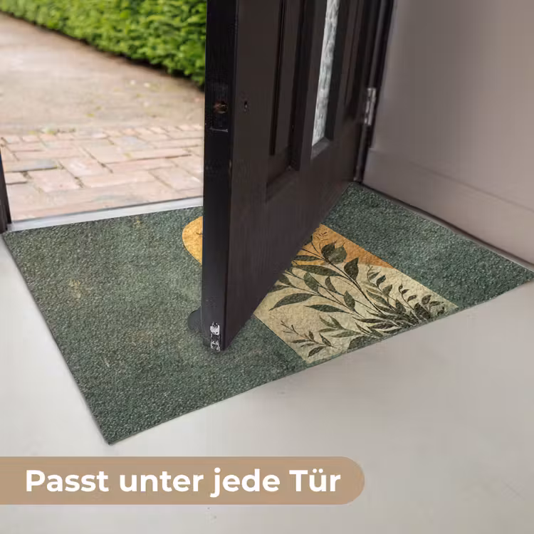 Plant - Bloemen - Wit Deurmat klein -USP_DE