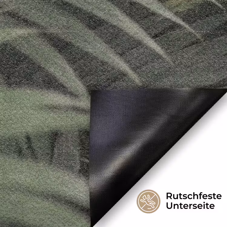 Plant - Palmbladeren - Natuur - Groen Deurmat klein -antislip_DE