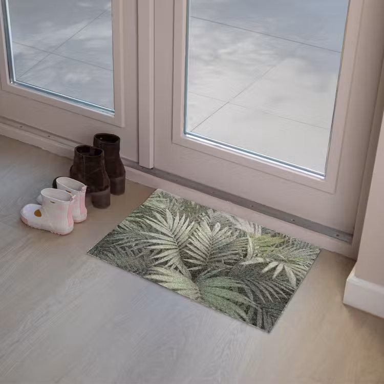 Plant - Palmbladeren - Natuur - Groen Deurmat klein -sfeer3