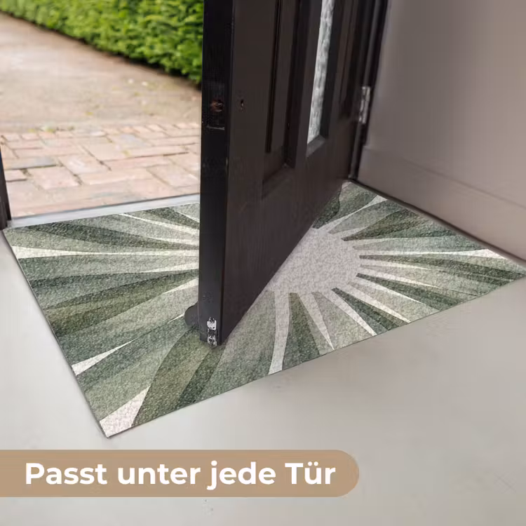Planten - Abstract - Waterverf - Groen - Natuur Deurmat klein -USP_DE