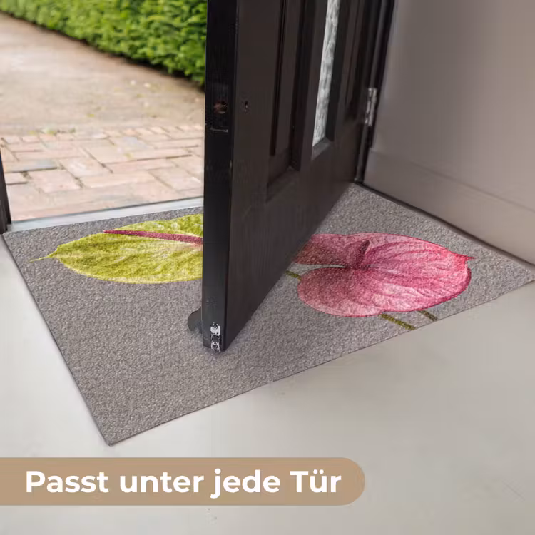 Planten - Anthurium - Groen - Roze Deurmat klein -USP_DE