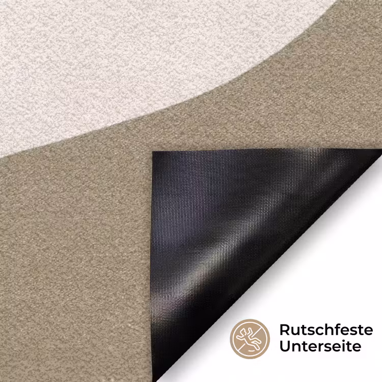 Planten - Bladeren - Abstract - Modern - Beige Deurmat klein -antislip_DE
