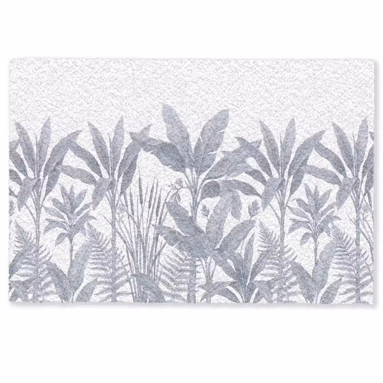 Planten - Bladeren - Natuur - Grijs Deurmat klein -zkaufland3d
