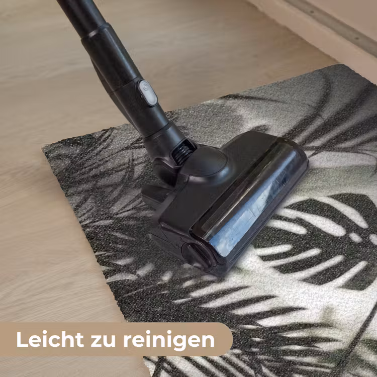 Planten - Bladeren - Natuur - Minimalistisch - Groen Deurmat klein -reinigen_DE