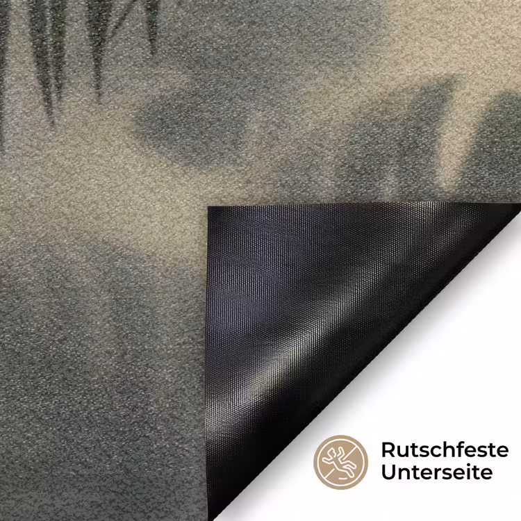 Planten - Bladeren - Schaduwen - Groen - Modern Deurmat klein -antislip_DE