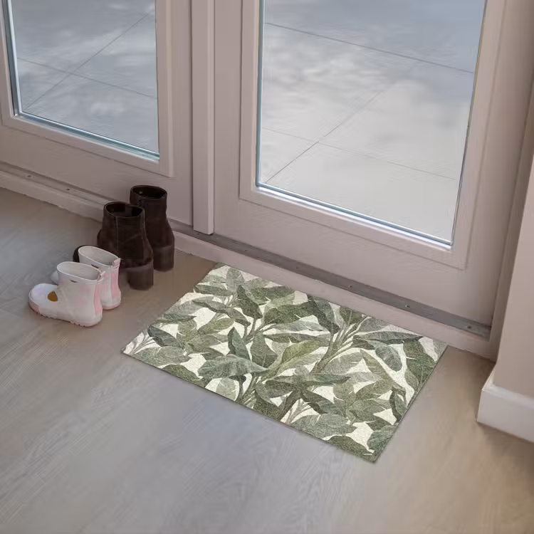 Planten - Bladeren - Tropisch - Groen Deurmat klein -sfeer3