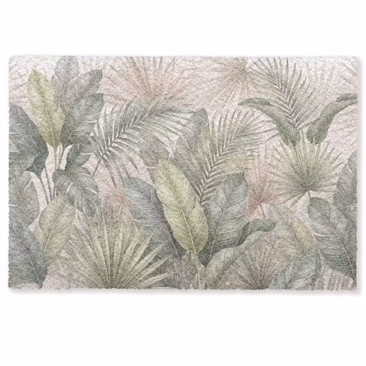 Planten - Tropisch - Bladeren - Groen - Natuur Deurmat klein -zkaufland3d