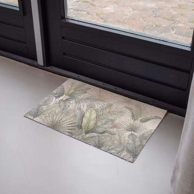 Planten - Tropisch - Bladeren - Groen - Natuur Deurmat klein -sfeer2