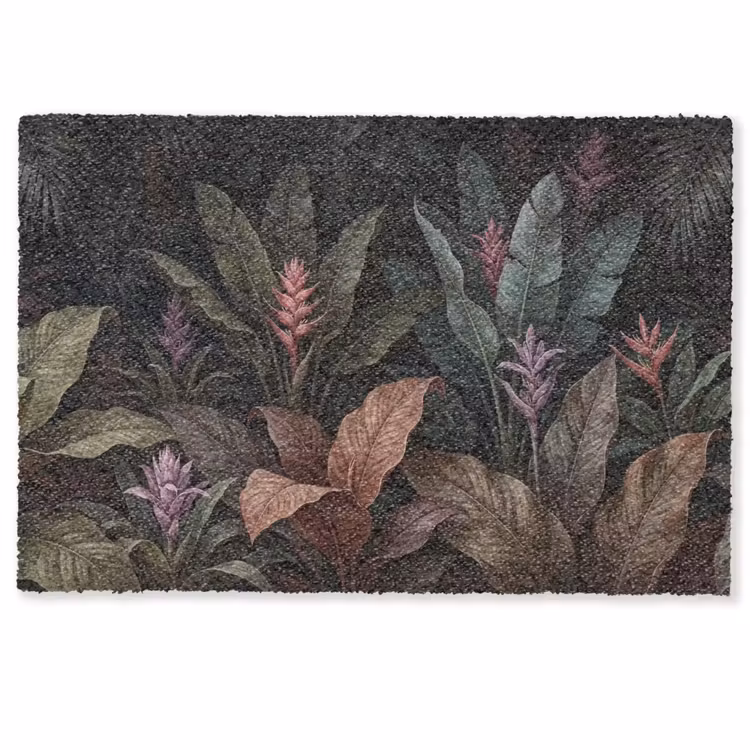 Planten - Tropisch - Jungle - Donker - Natuur Deurmat klein -zkaufland3d