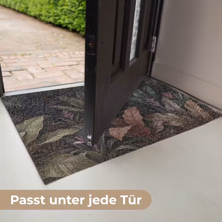 Planten - Tropisch - Jungle - Donker - Natuur Deurmat klein -USP_DE