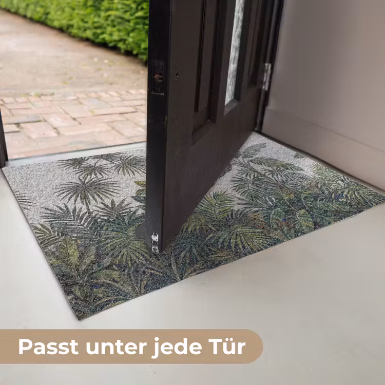 Planten - Tropisch - Mozaïek - Groen - Natuur Deurmat klein -USP_DE