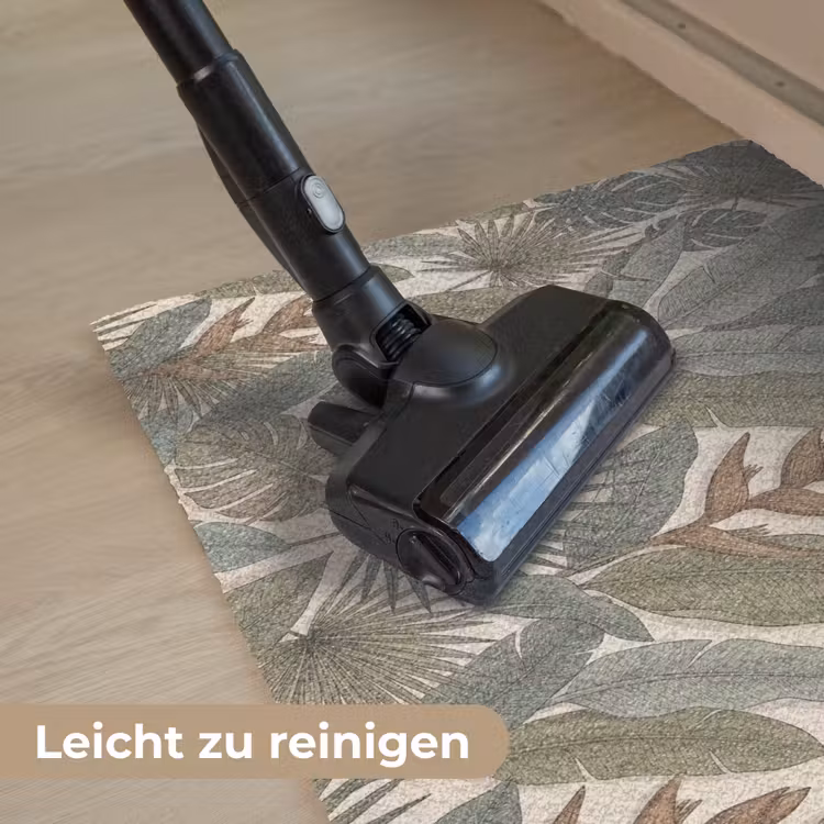 Planten - Tropisch - Natuur - Illustratie - Groen Deurmat klein -reinigen_DE