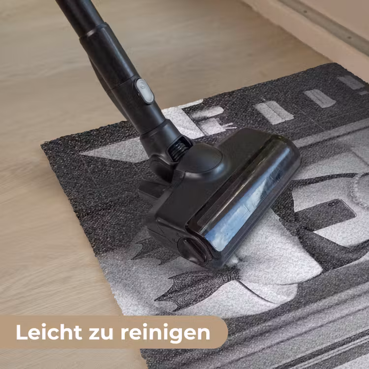 Pinguïn - Telefoon - Toilet - Zwart - Wit Deurmat klein -reinigen_DE