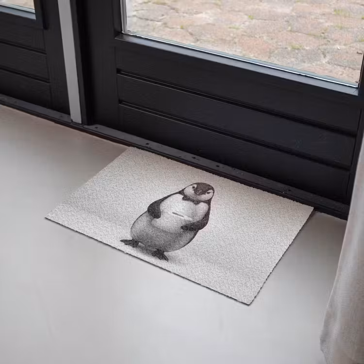 Pinguïn - WC rol - Wit Deurmat klein -sfeer2
