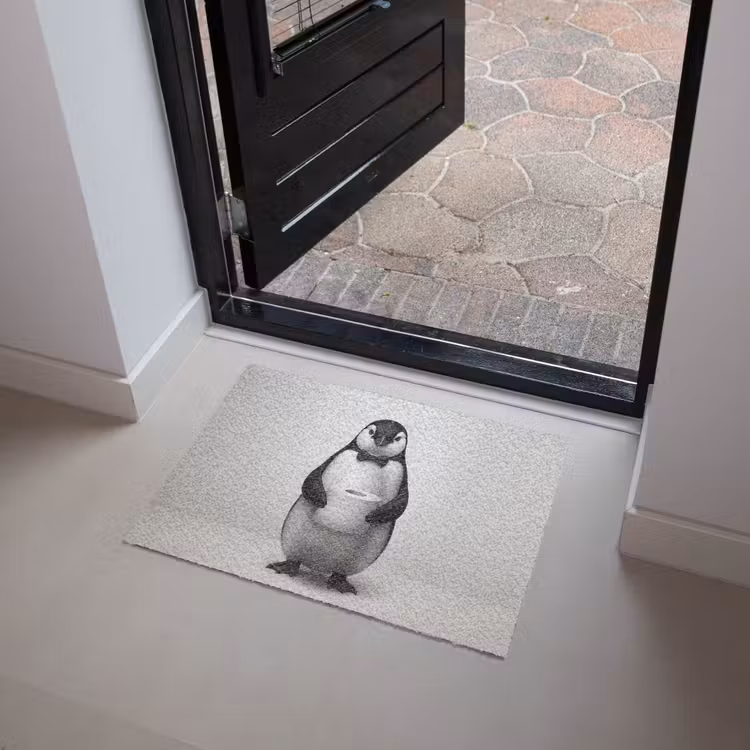 Pinguïn - WC rol - Wit Deurmat klein -sfeer5