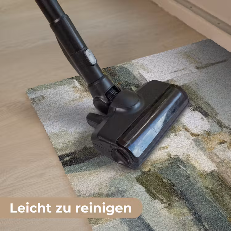Penseelstreken - Groen - Abstract - Japandi Deurmat klein -reinigen_DE