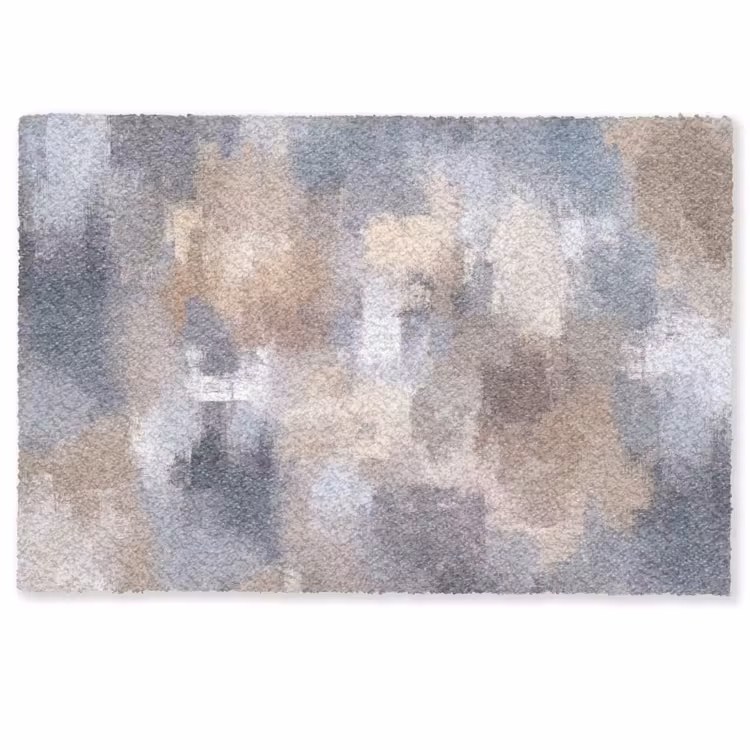 Penseelstreken - Schilderij - Beige Deurmat klein -zkaufland3d