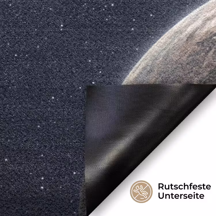 Planeten - Saturnus - Ruimte Deurmat klein -antislip_DE