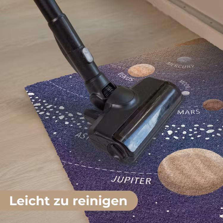 Planetenstelsel - Ruimte - Illustratie Deurmat klein -reinigen_DE