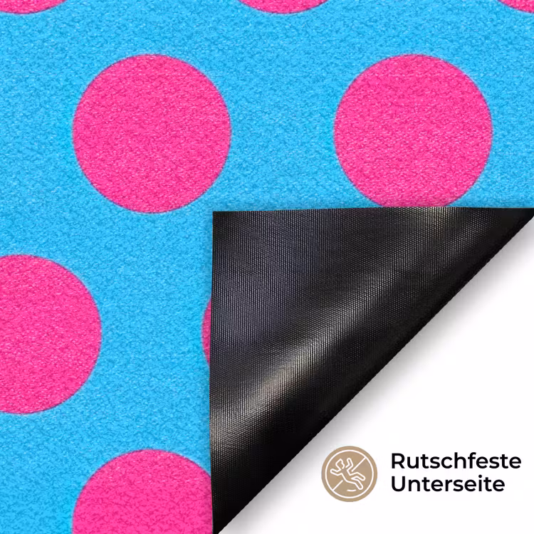 Stippen - Klassiek - Roze Deurmat klein 898 -antislip_DE